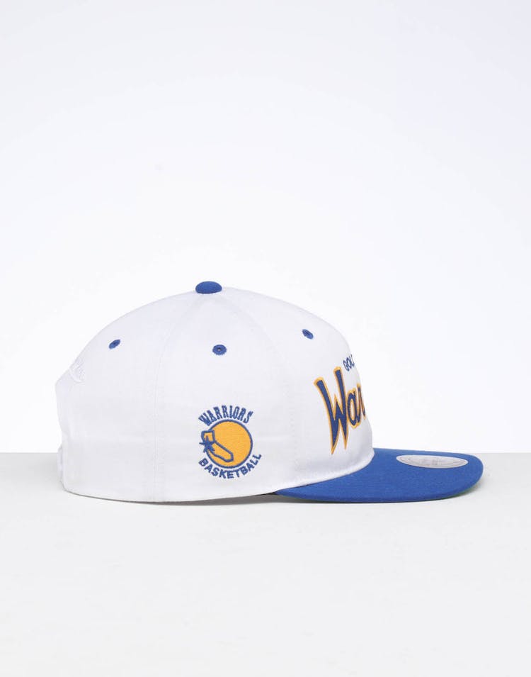 Mitchell & Ness Golden State Warriors Deadstock Snapback White/Blue
