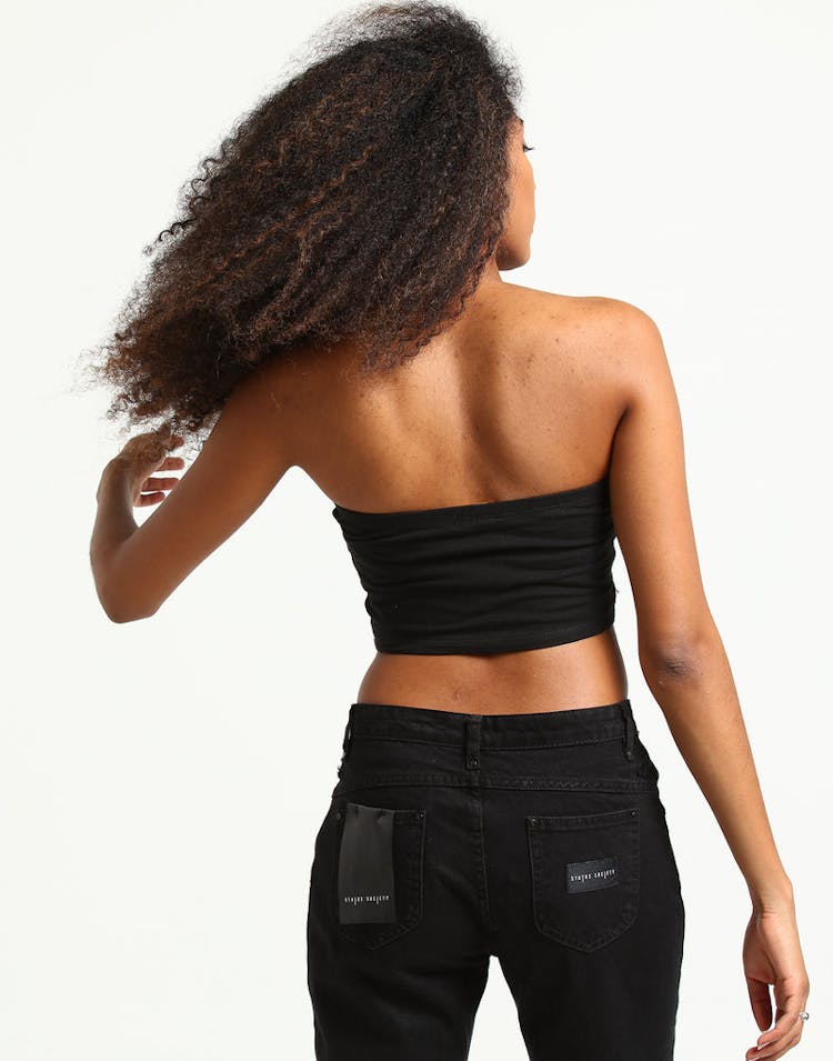 Ellesse Women's Seleno Bandeau Black/Rose Gold