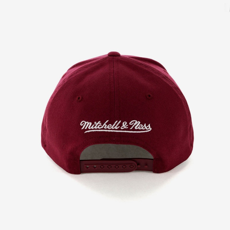 Mitchell & Ness Los Angeles Lakers Basic Script 110 Snapback Maroon/White