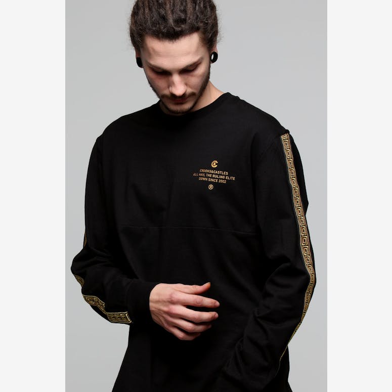 Crooks & Castles Squad Men's Knit LS Tee Black