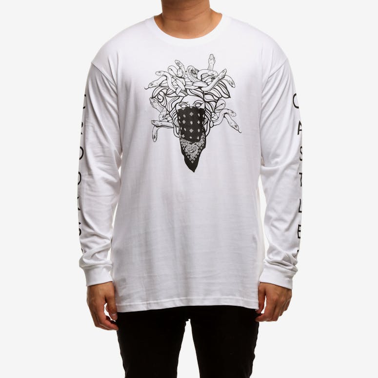 Crooks & Castles Ghostin Knit LS Tee White/Black