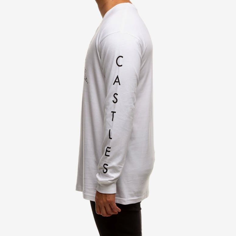 Crooks & Castles Ghostin Knit LS Tee White/Black