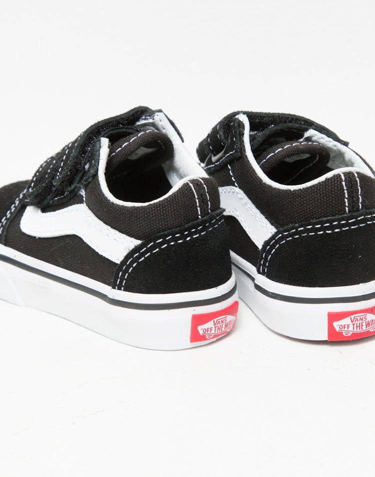 Vans Toddler Old Skool V Black/White