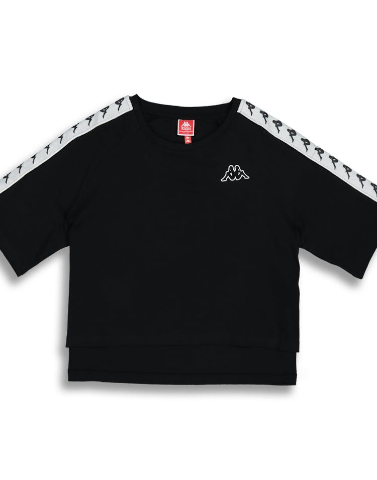 Kappa Women's 222 Banda Avant Tee Black/White