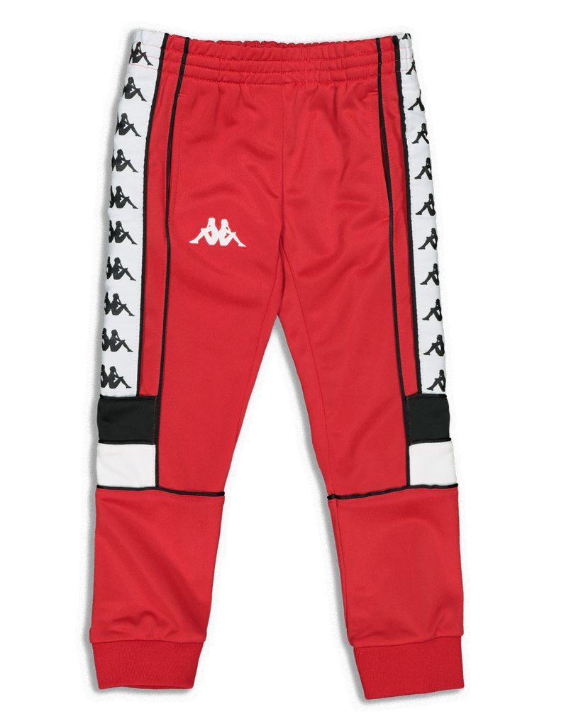 black and red kappa pants