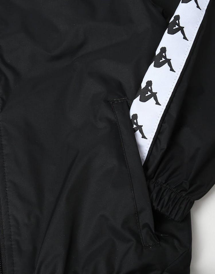 Kappa Kids 222 Banda Dawson Jacket Black/White