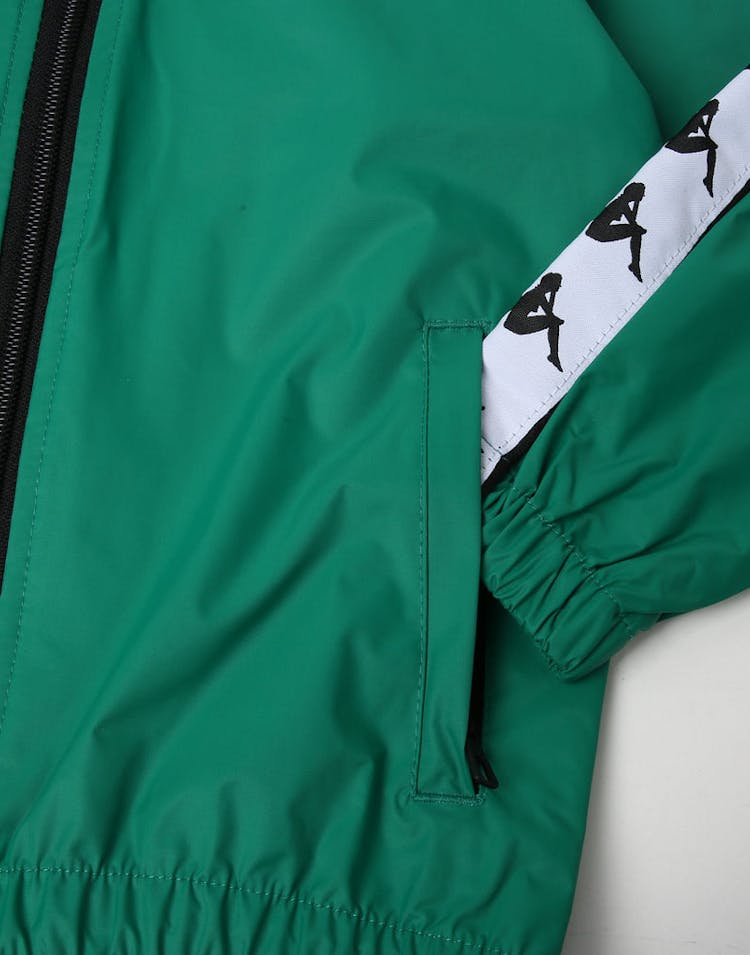 Kappa Kids 222 Banda Dawson Jacket Green/Black/White