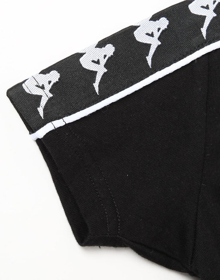 Kappa Kids 222 Banda Charlton Slim Tee Black/White