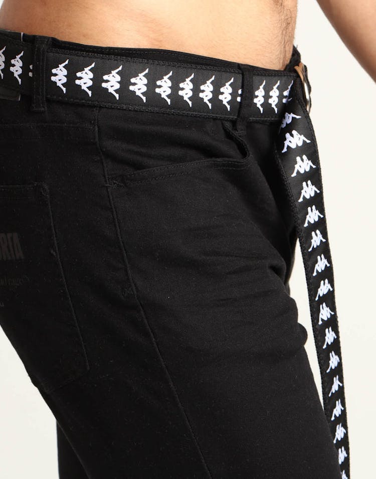 KAPPA Authentic Bandabelt Black/White