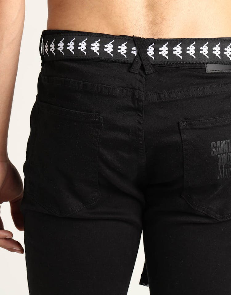 KAPPA Authentic Bandabelt Black/White