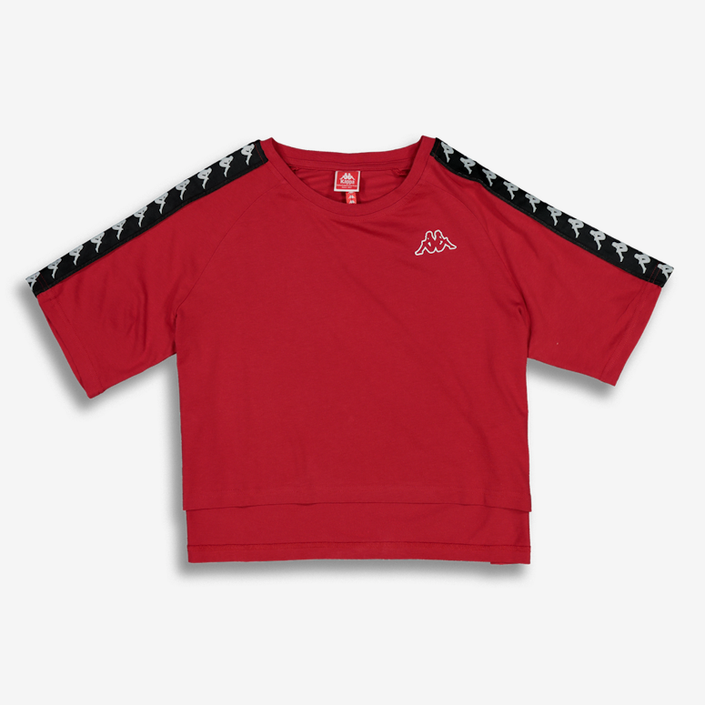 Kappa Women's 222 Banda Avant Tee Red/Black
