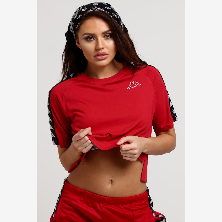 Kappa Women's 222 Banda Avant Tee Red/Black