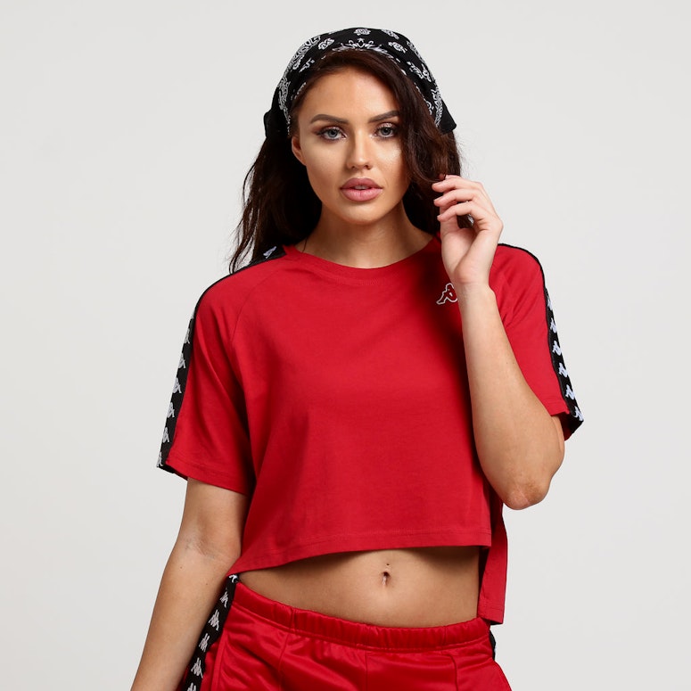 Kappa Women's 222 Banda Avant Tee Red/Black