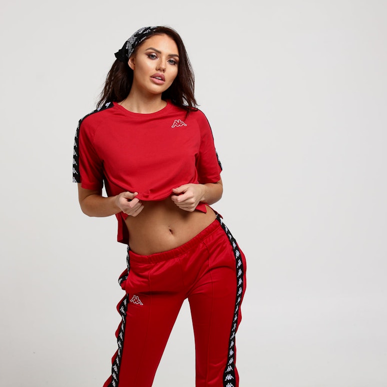 Kappa Women's 222 Banda Avant Tee Red/Black