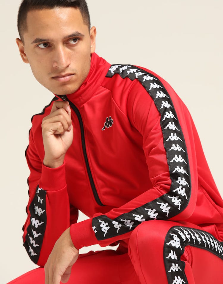 Kappa 222 Banda Anniston Jacket Re/Black/White
