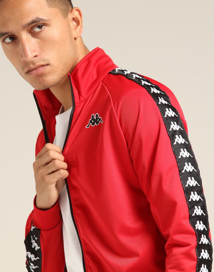 Kappa 222 Banda Anniston Jacket Re/Black/White