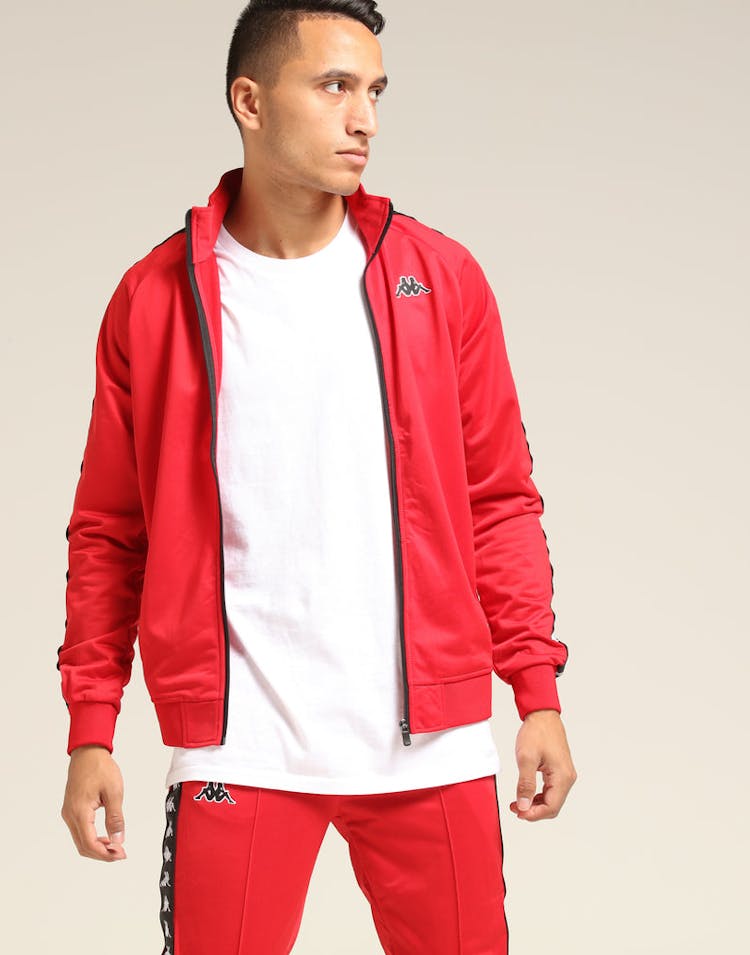 Kappa 222 Banda Anniston Jacket Re/Black/White