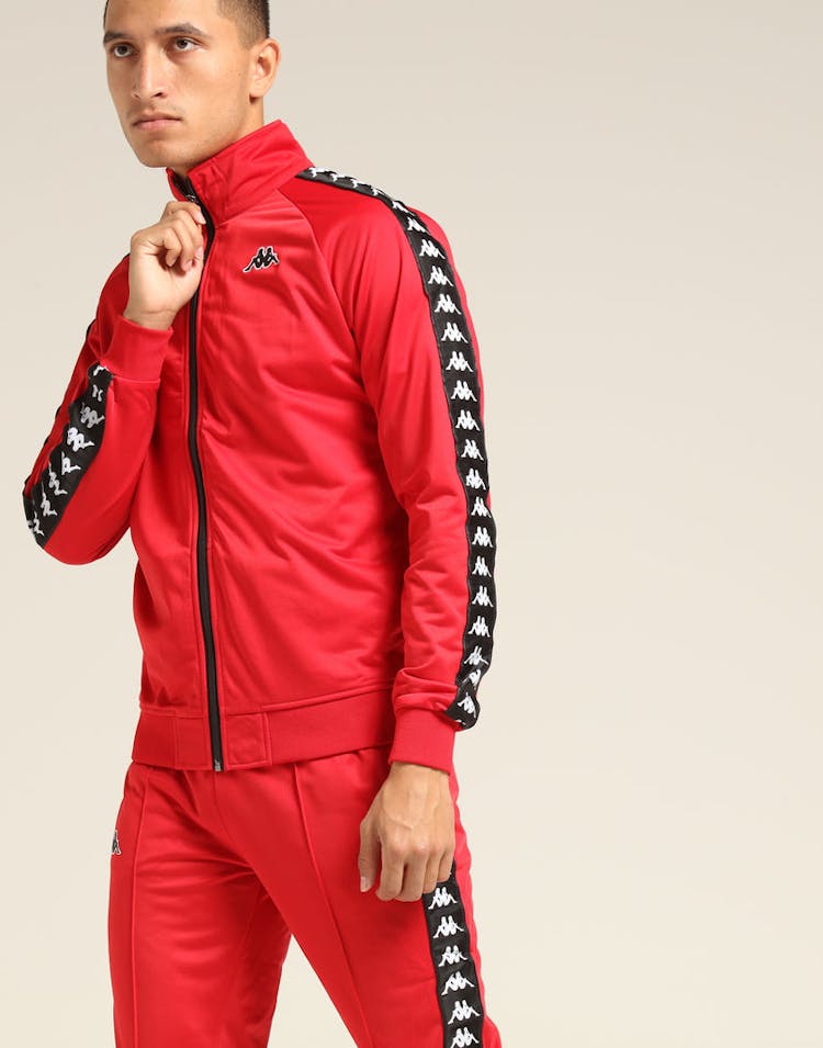 Kappa 222 Banda Anniston Jacket Re/Black/White