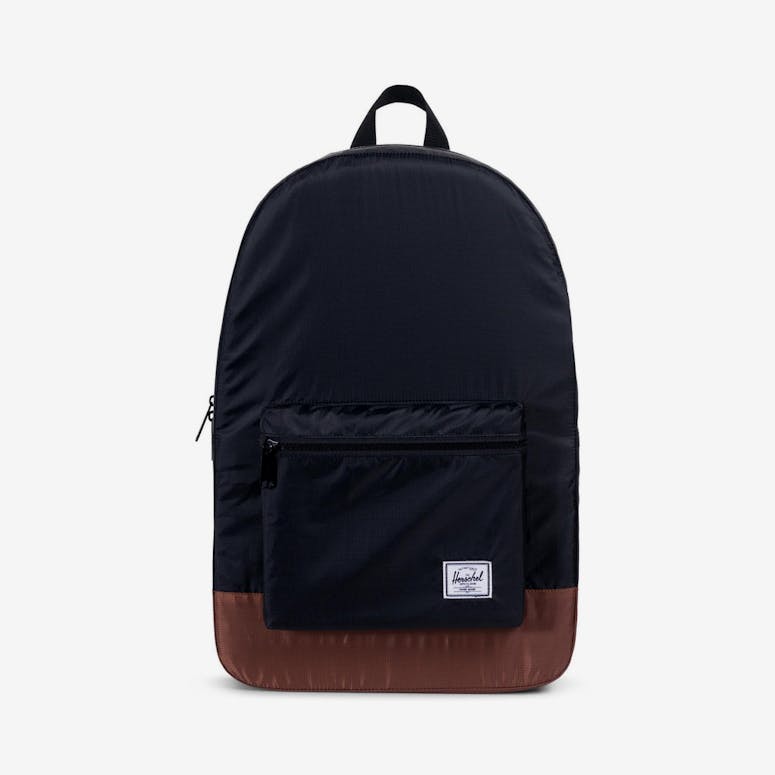 Herschel Supply Co Packable Daypack Black/Tan Faux