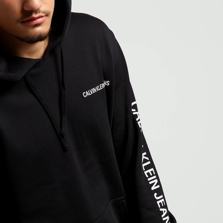 Calvin Klein Institutional Logo Reg Hood Black