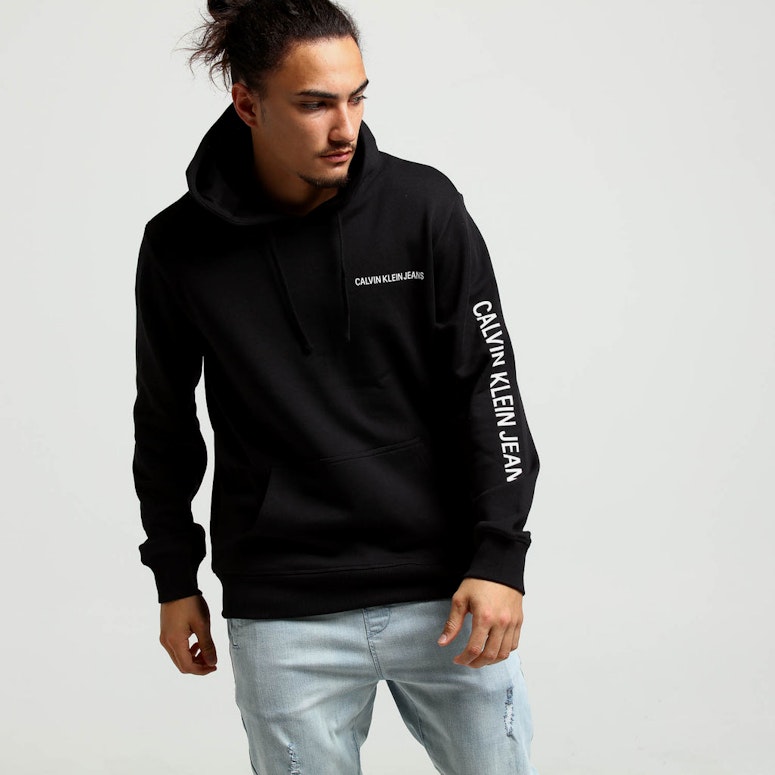 Calvin Klein Institutional Logo Reg Hood Black