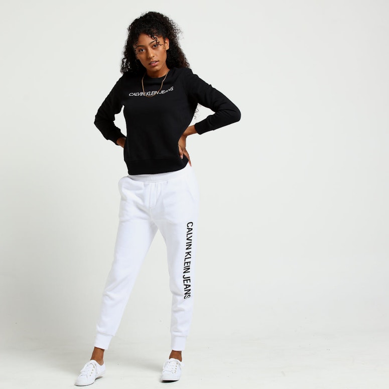 Calvin Klein Women's Institutional Reg Crew Black
