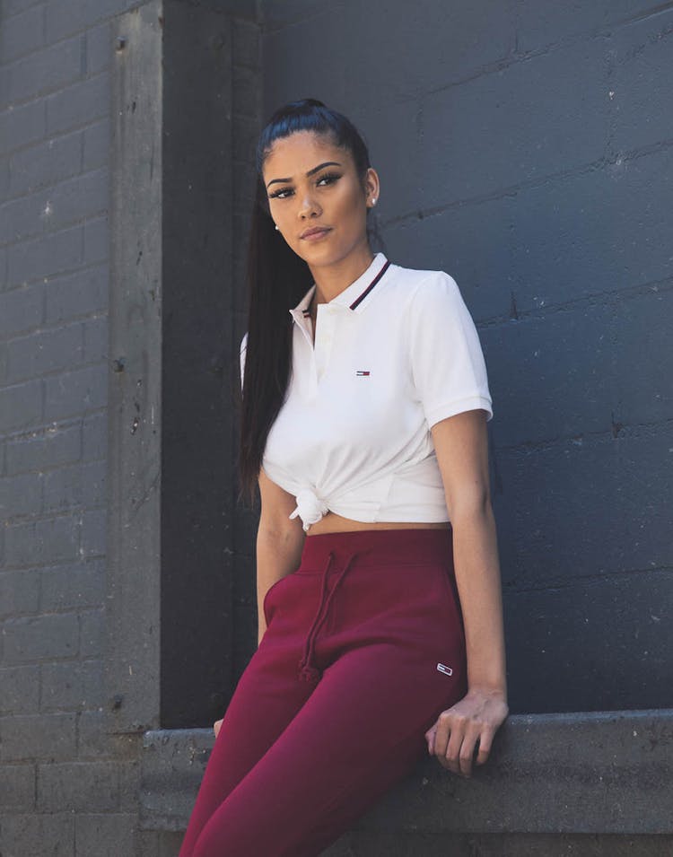 Tommy Jeans Women's Tommy Classics Polo White