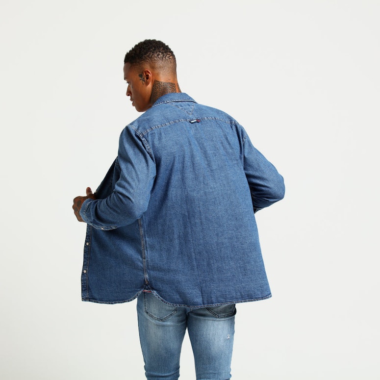 Tommy Jeans Classic Denim Shirt Indigo