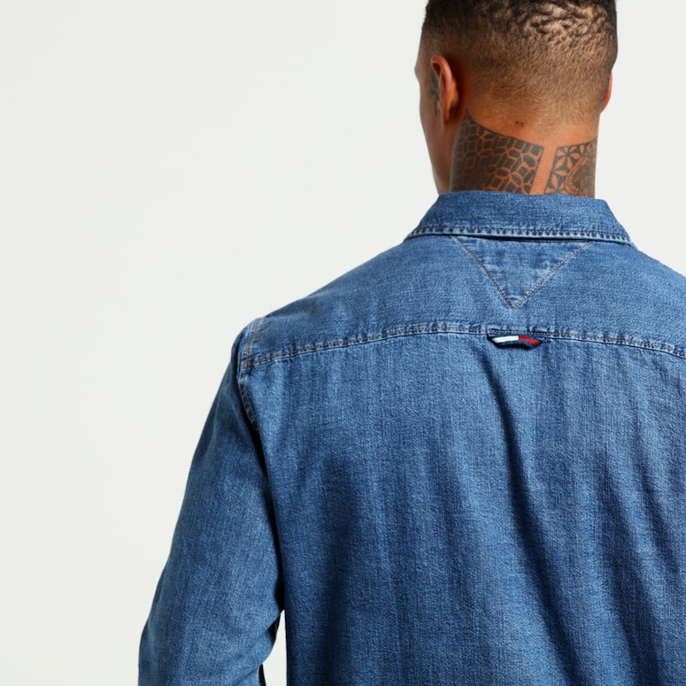 Tommy Jeans Classic Denim Shirt Indigo