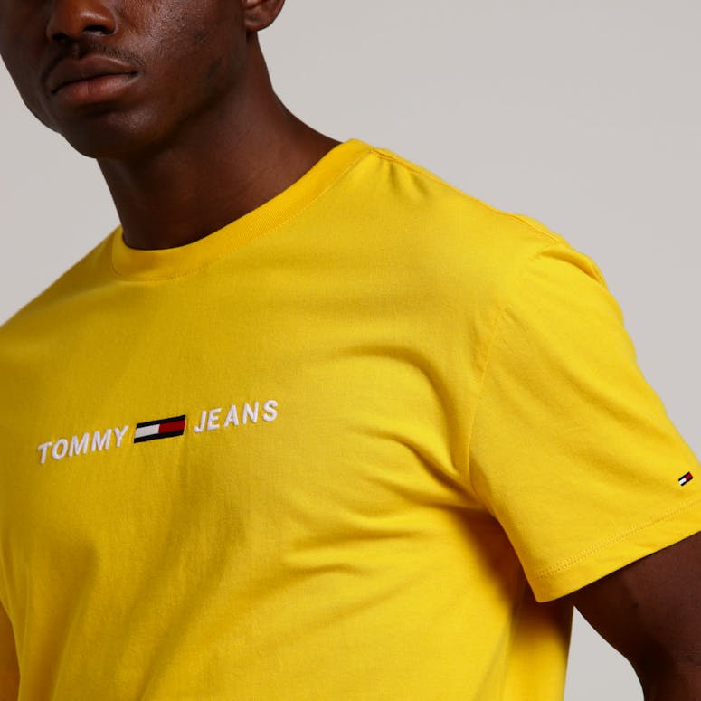 Tommy Jeans TMJ Small Text Tee Yellow