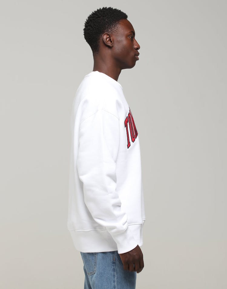 Tommy Jeans Clean Collegiate Crew Classic White