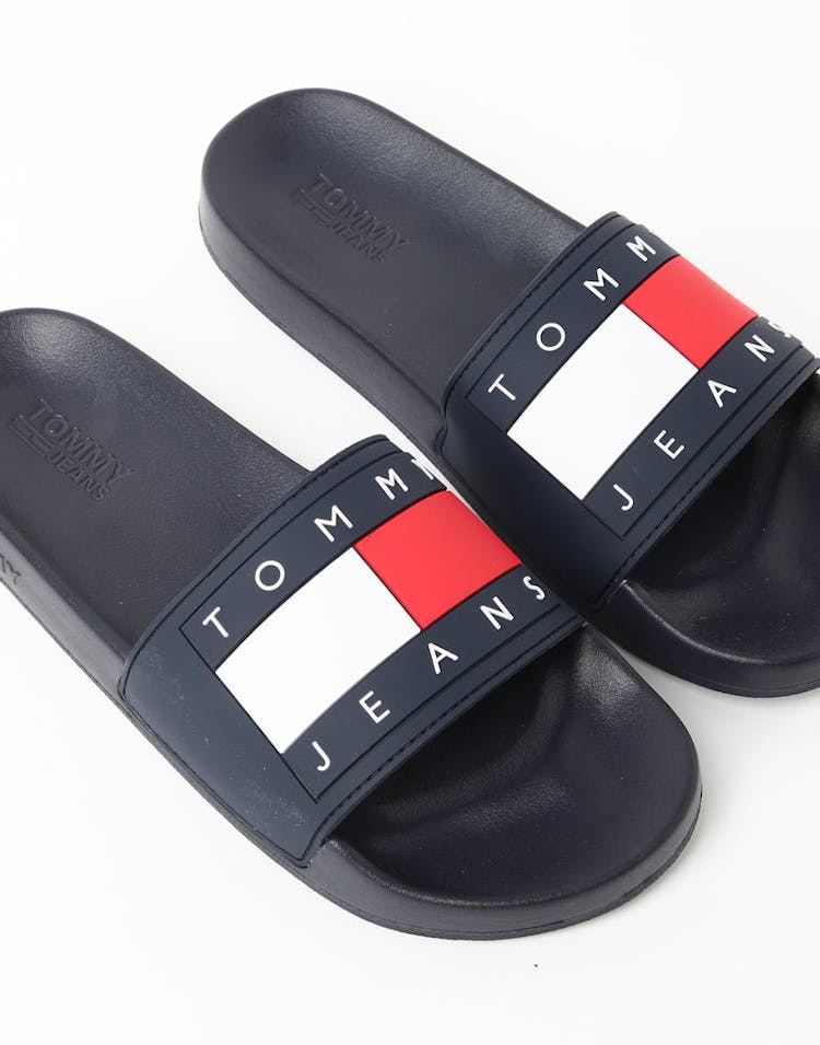 Tommy Jeans Women's Flag Pool Slide Navy