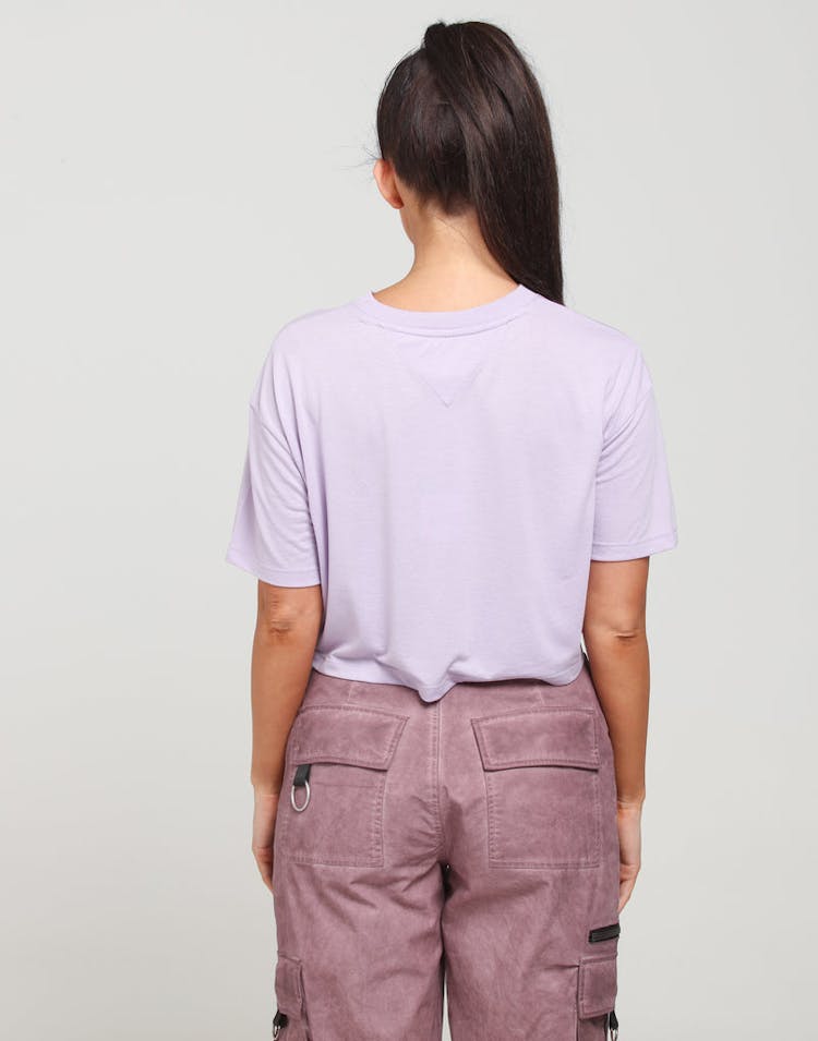 Tommy Jeans Women's TJW Collegiate Tee Lilac
