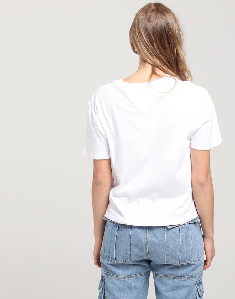 Tommy Jeans Women's TJW Embroidery Graphic Tee Classic White