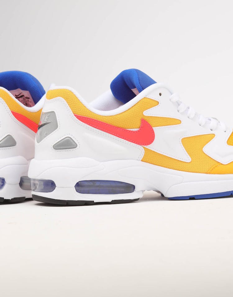 Nike Air Max2 Light White/Blue/Yellow