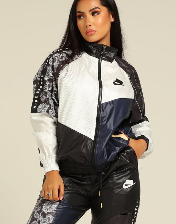 Nike Women's Sportswear NSW Jacket Black/White/Black