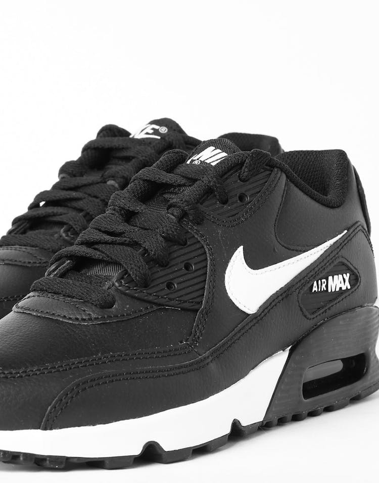 Nike Air Max 90 Leather (GS) Black/White/Anthracite