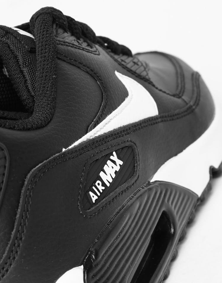 Nike Air Max 90 Leather (GS) Black/White/Anthracite