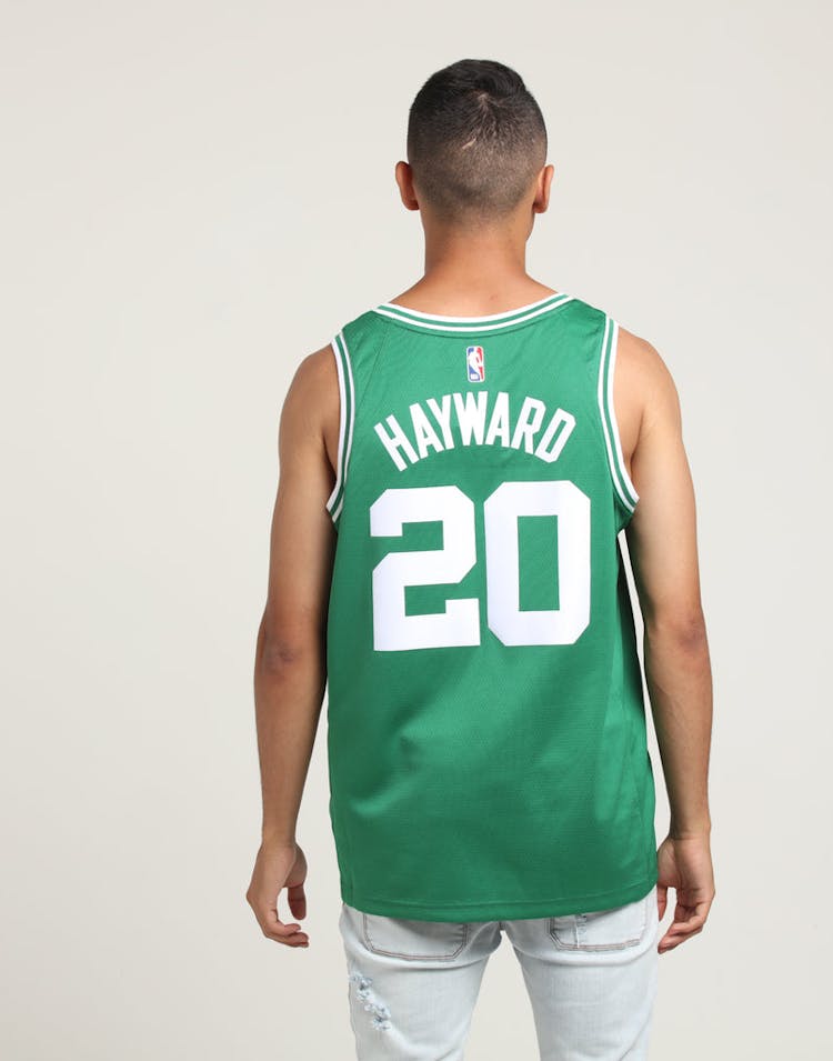 Nike Boston Celtics Gordon Hayward #20 Icon Edition NBA Jersey Clover