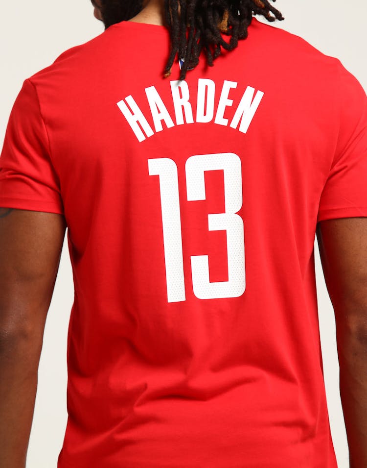 Nike Houston Rockets James Harden #13 Dry Tee Red