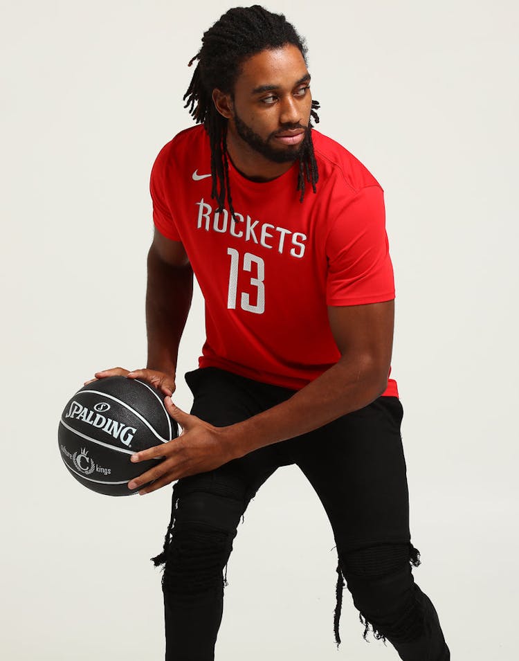 Nike Houston Rockets James Harden #13 Dry Tee Red