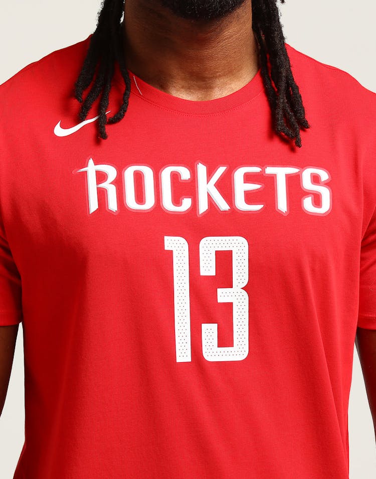 Nike Houston Rockets James Harden #13 Dry Tee Red