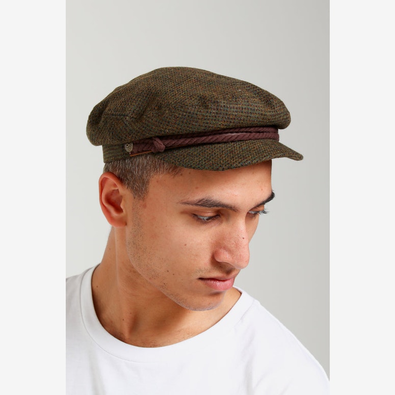 Brixton Fiddler Cap Moss/Brown