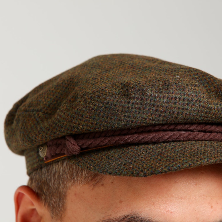 Brixton Fiddler Cap Moss/Brown