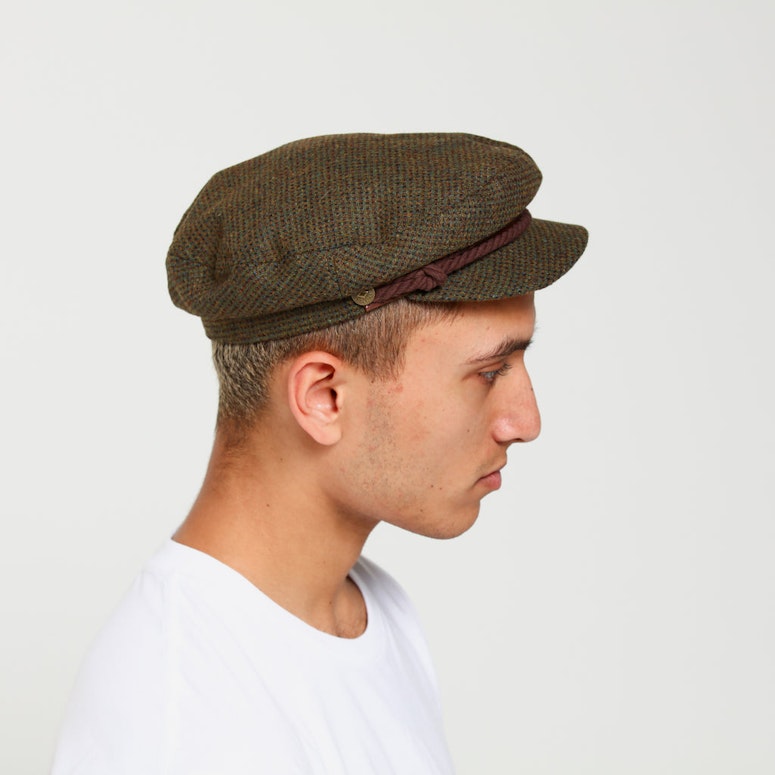 Brixton Fiddler Cap Moss/Brown