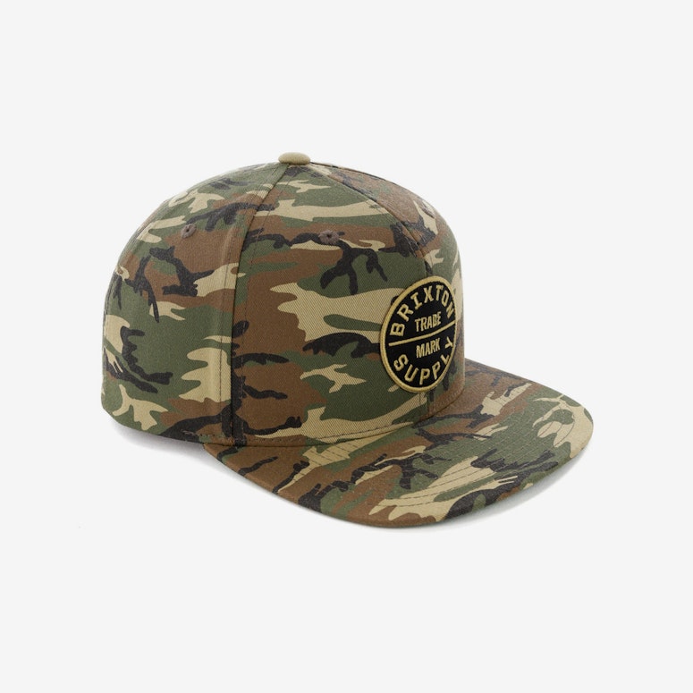 Brixton Oath Snapback Camo/Tan