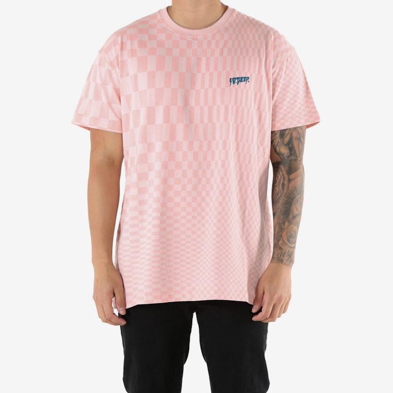 10 Deep Seeing Trails Tee Pink