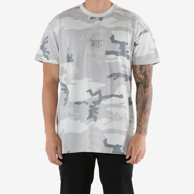 10 Deep Corps Surplus Tee White/Camo