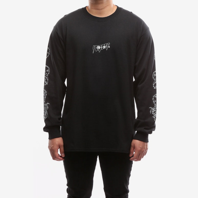 10 Deep Dragon Kanji Tee Black