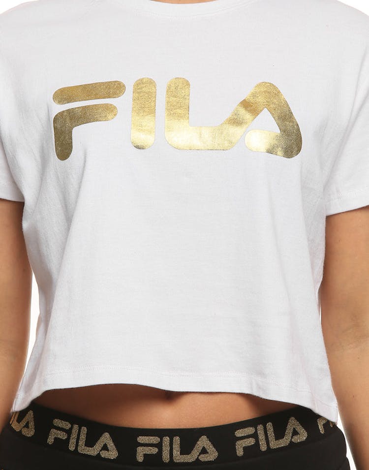 Fila Women's Gold Tee White